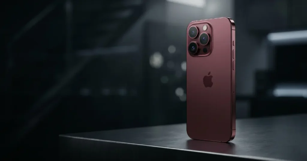 iPhone 18 Pro Dark Cherry Color Marathi