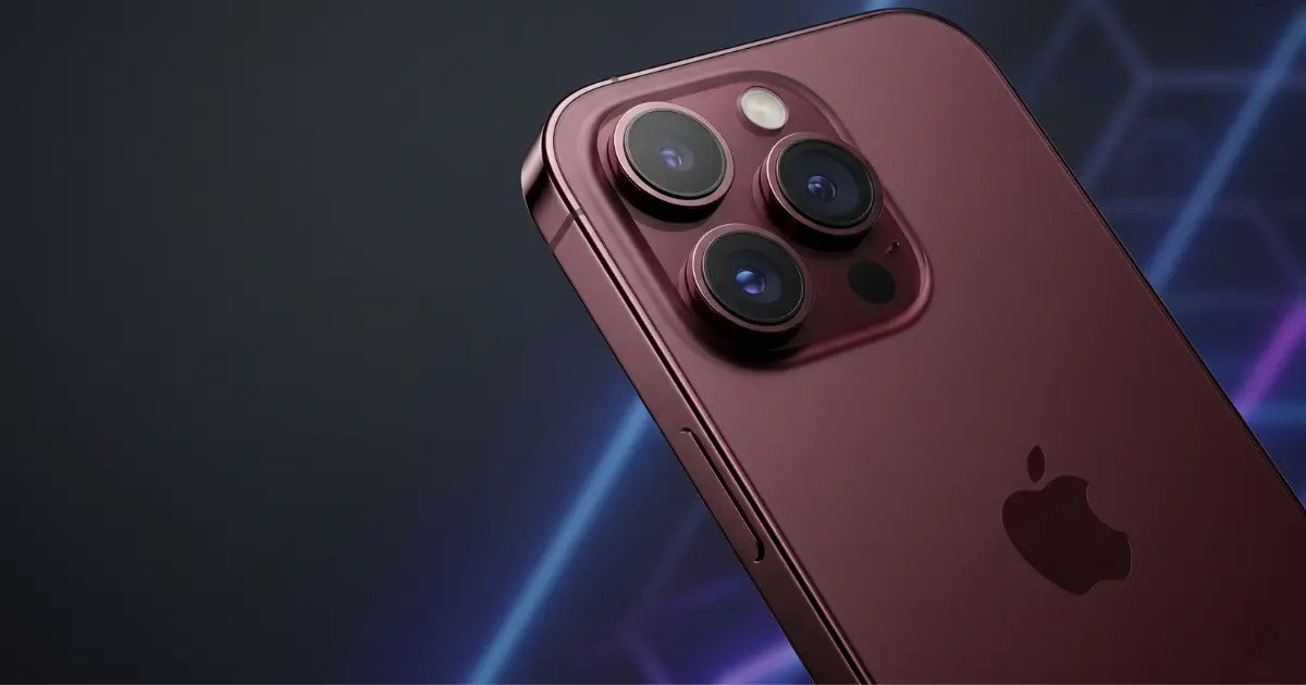 iPhone 18 Pro Dark Cherry Color Marathi